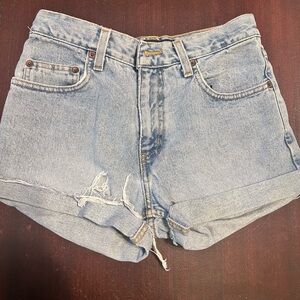 Casual Light Blue Denim Jean Shorts